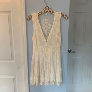 Free People White Lace Dress